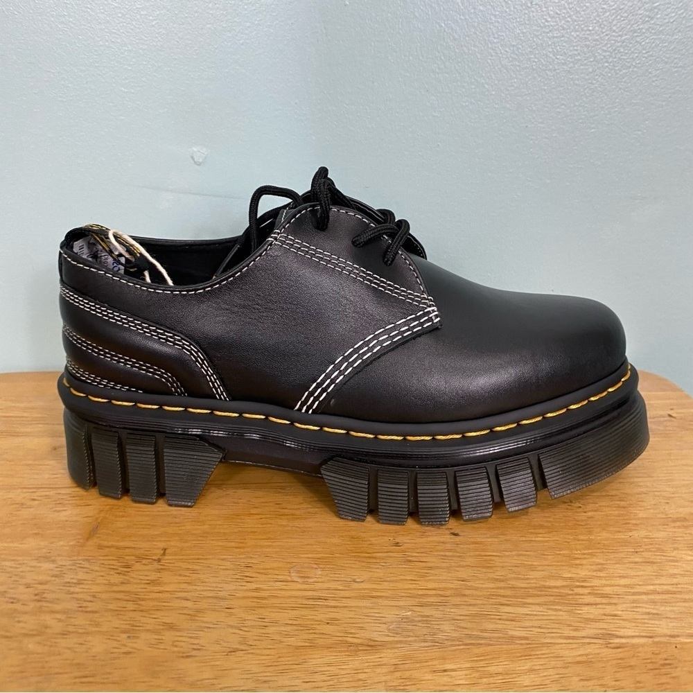 Dr Martens‎ Audrick Leather Platform Oxford Sz 10